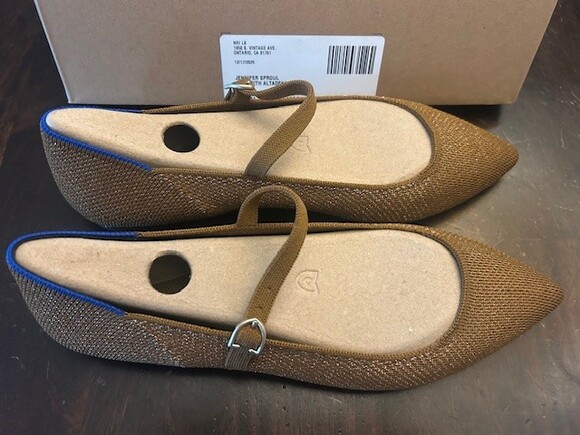 Rothy's The Point Mary Jane II - Bronze Size 9 - Picture 2 of 3